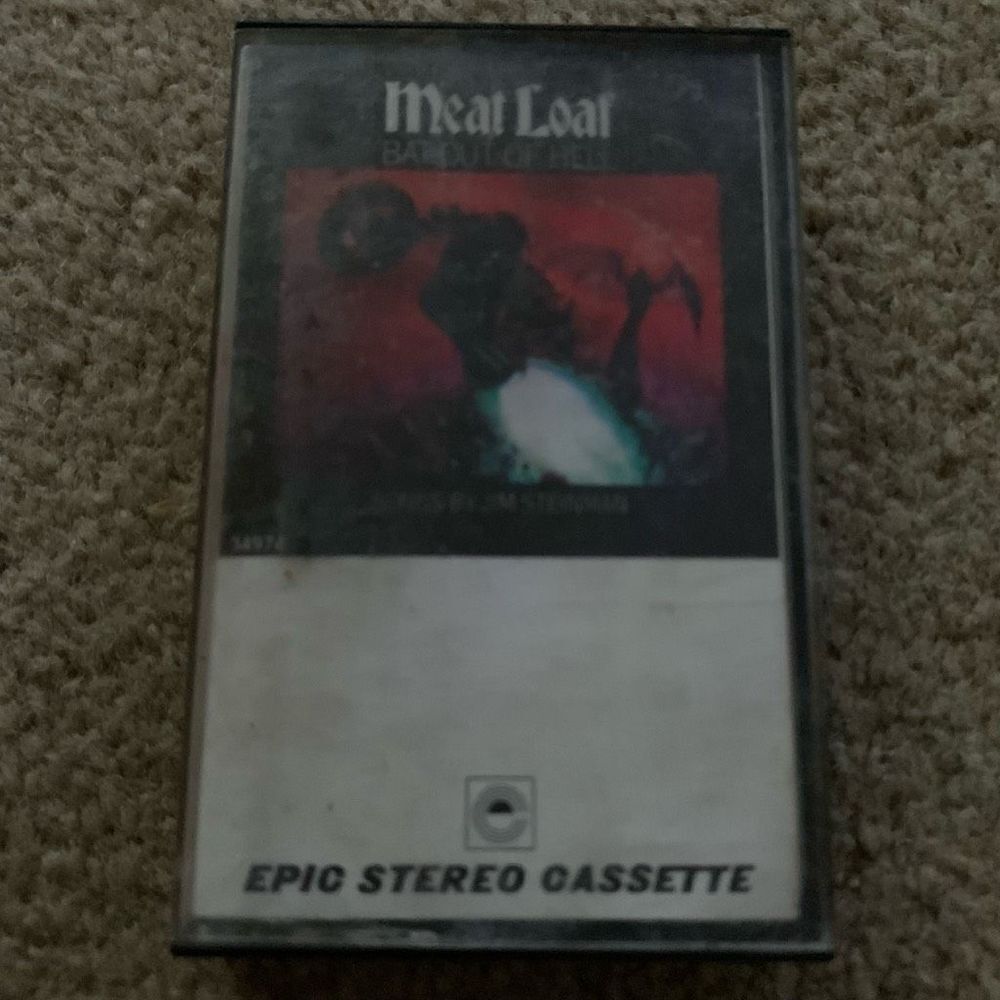 Meat Loaf Bat Out Of Hell 1977 Cassette Tape